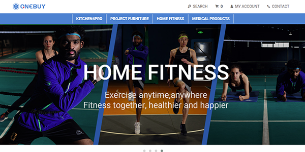 Archived ONEBUY product website screenshot.